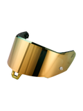 Alpinestars Supertech R-10/R-7 Absolute Vision Shield Gen2.1-R, motorcycle helmet replacement shield, Mirror Gold, polycarbonate construction with Absolute Vision optical filtering for circuit riding