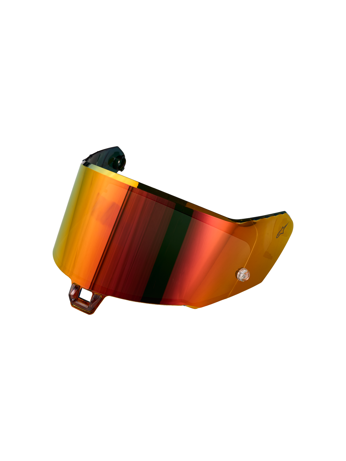 Alpinestars Absolute Vision Shield V2, reservevisir med spejlende rød finish til S-R10 og S-R7 hjelme, syntetisk konstruktion