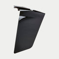 Alpinestars Supertech R10 Solid Race Spoiler, hjelmtilbehør, blank sort, aerodynamisk reservedel med poleret finish og hvid logodetalje