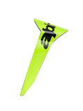 Alpinestars Supertech R10 Arius Standard Spoiler, tilbehør til motorcykelhjelm, fluorescerende gul og sort, aerodynamisk racerkomponent med en strømlinet profil og markant grafik, reservedel til S-R10 hjelme
