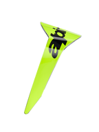 Alpinestars Supertech R10 Arius Standard Spoiler, tilbehør til motorcykelhjelm, fluorescerende gul og sort, aerodynamisk racerkomponent med en strømlinet profil og markant grafik, reservedel til S-R10 hjelme