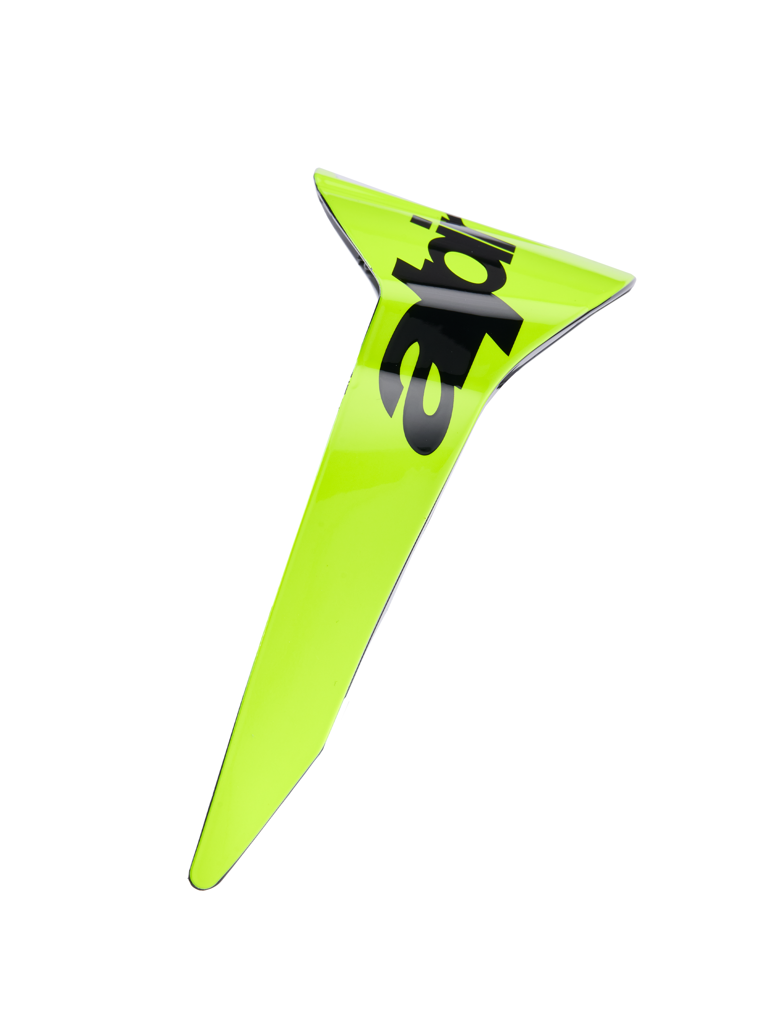 Alpinestars Supertech R10 Arius Standard Spoiler, tilbehør til motorcykelhjelm, fluorescerende gul og sort, aerodynamisk racerkomponent med en strømlinet profil og markant grafik, reservedel til S-R10 hjelme