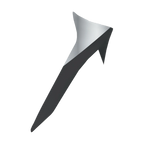 Alpinestars Supertech R10 Element Standard Spoiler, hjelmtilbehør, sort carbon-sølv og blank sort, aerodynamisk bagkomponent til S-R10 hjelme, slank vinkelformet profil med højglansfinish