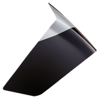 Alpinestars Supertech R10 Element Race Spoiler, tilbehør til motorcykelhjelm, sort carbon og blank sølv, strømlinet aerodynamisk vingeformet design, blank finish, reservedel til S-R10 racinghjelme