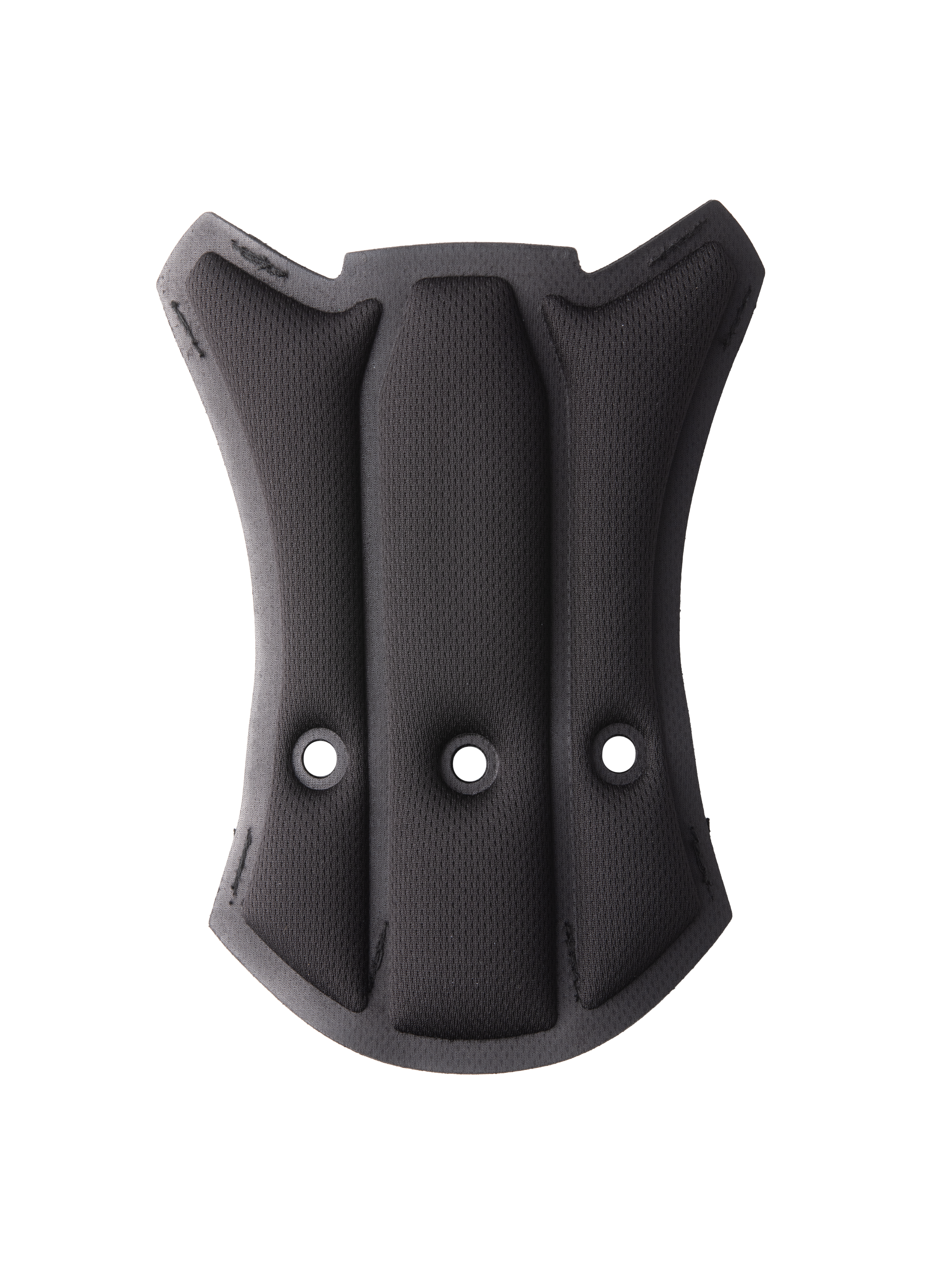 Alpinestars S-M7 ørepudesæt, sort udskiftelig hjelmpolstring, med tre ventilationshuller og en struktureret mesh-overflade, kurvet ergonomisk form til motocross- og off-road-hjelme