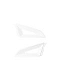 Alpinestars S-M3 Top Vent Sides, ventilationsudstyr til hjelm, hvid, et par aerodynamiske reservedele med trekantede udskæringer, konstruktion i slagfast plast