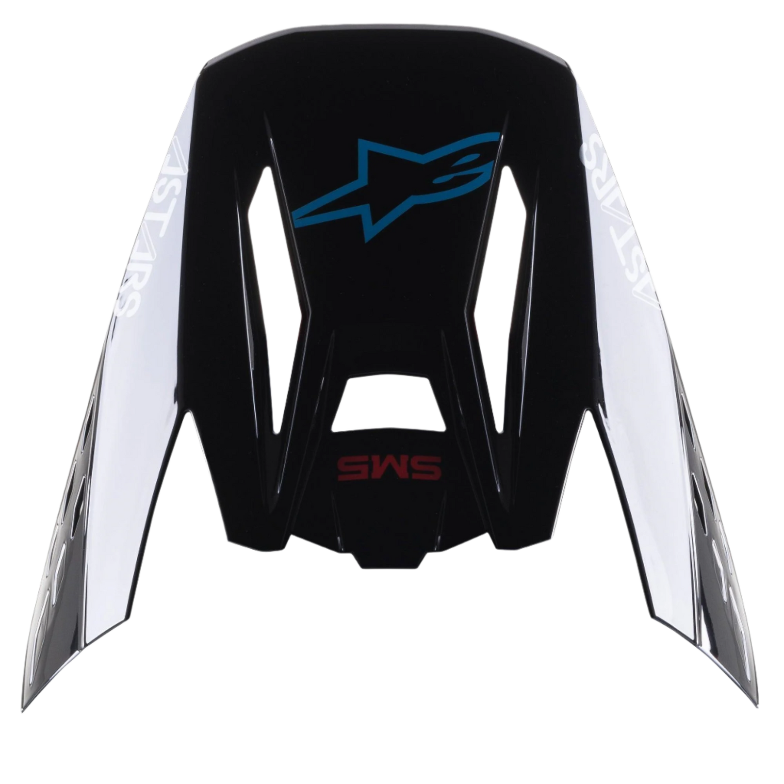 S-M5 Bond Black Cyan Glossy Visor