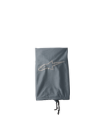 Alpinestars S-M7 Soft Bag, opbevaringspose til motocrosshjelm, grå, med lysegråt Alpinestars stjernelogo, snørelukning med sort snøre, let tekstilkonstruktion til beskyttelse af off-road udstyr