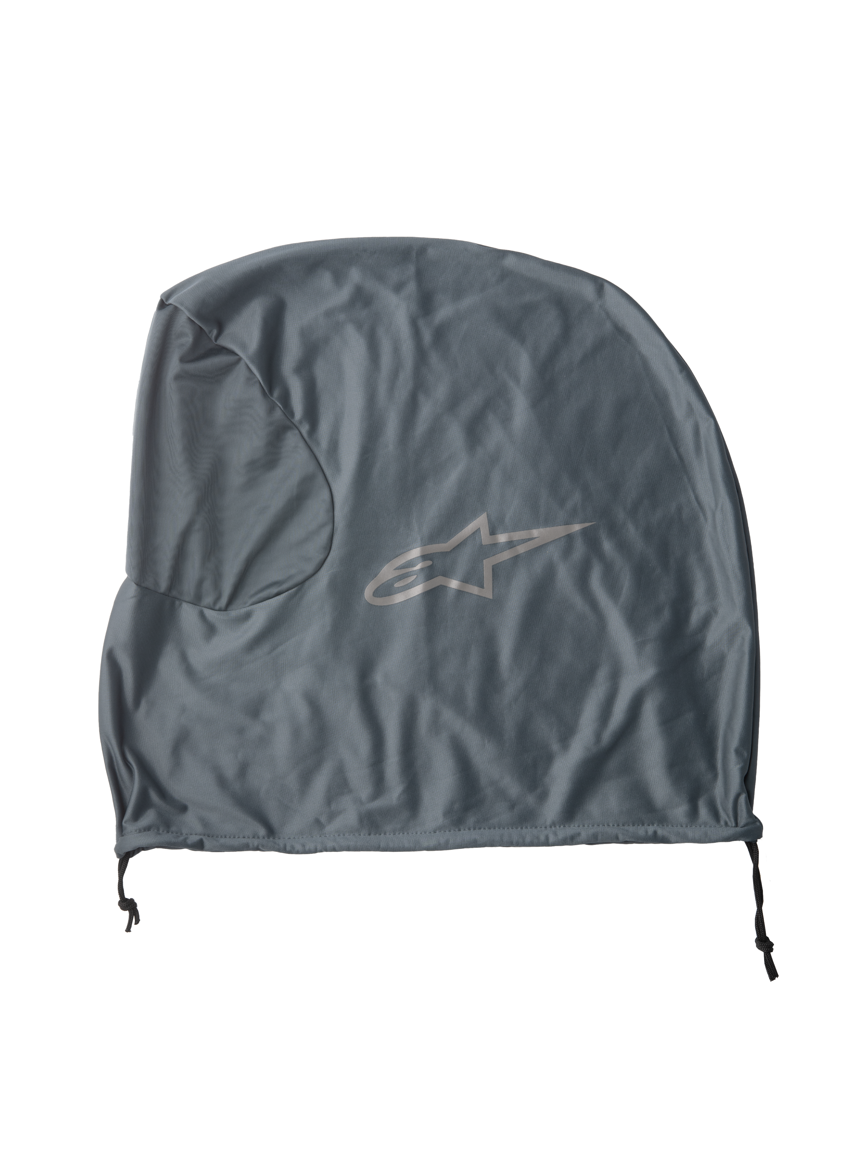 Alpinestars S-M7 Soft Bag, gråt hjelmtilbehør, let tekstilopbevaringstaske, med Alpinestars stjerne-logo, snørelukning, designet til beskyttelse af motocross-udstyr