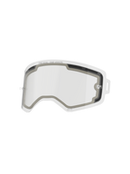 Alpinestars Supertech Double Pane linse, klar reservelinse til crossbriller, ventileret dobbeltlags-design med grå skumforsegling, med teksten "ONE GOAL. ONE VISION.", slagfast polycarbonat til motocross
