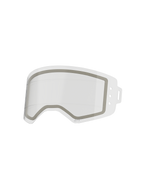 Alpinestars Supertech Dobbeltlags Roll Off Linse, klar erstatningslinse til briller, dobbeltlags dugfri konstruktion med grå neoprenforsegling, integrerede silikone-glidelinjer, fremstillet af slagfast polycarbonat