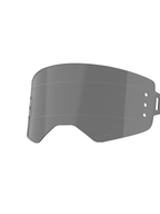 Alpinestars Supertech Wide Vision Roll-Off linse, udskiftningslinse til motocross-briller, Smoke-toning, med horisontale Glide Lines og monteringspunkter til roll-off-systemet, gennemsigtigt slagfast polykarbonat-design