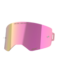 Alpinestars Supertech Mirror Pink Linse, motocross goggles-tilbehør, pink spejlfinish, slagfast anti-dug polycarbonat.