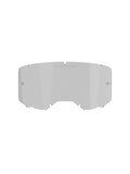 Alpinestars Vision 8-5-3 Smoke Lens, udskiftningslinse til motocross-briller, Medium Smoke-toning, polykarbonat-konstruktion med anti-dug og hård belægning, med 'One Goal. One Vision.' tekst øverst