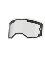 Alpinestars Vision 8-5-3 Lens Dual Pane, klar reservelinse til beskyttelsesbriller, dobbeltlagskonstruktion med skumpolstret ventilation, integrerede tear-off-poster og syv-nøglehuls låsesystem, "ONE GOAL. ONE VISION." trykt på den øverste kant