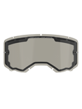 Alpinestars Vision 8-5-3 Dual Pane linse, udskiftningslinse til goggles, røggrå toning, buet polycarbonat med ventilationshuller og integrerede tear-off-poster, motocross tilbehør