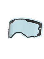 Alpinestars Vision 8-5-3 Dual Pane-linse, udskiftningslinse til briller, blå, let tonet polycarbonat med dobbeltlags-konstruktion, sort skumpakning, 'ONE GOAL. ONE VISION.' branding, integrerede tear-off-poster, holdbar anti-dug linse til motocross-briller
