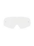 Alpinestars Vision Youth Lens, klar udskiftningslinse til motocrossbriller, gennemsigtig polykarbonat, integrerede tear-off-stifter og syv nøglehuls-låsehuller, anti-dug og dual pane-design, motocross-racerudstyr til unge