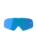 Alpinestars Vision Youth Mirror Lens, blå spejl-erstatningslinse til goggles, buet polycarbonat-design med syv nøglehuls-låsepunkter og tear-off-stifter, motocross-tilbehør til unge