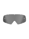 Alpinestars Vision Youth spejllinse, tilbehør til goggles, Mirror Silver, reflekterende grå erstatningslinse i polycarbonat med integrerede tear-off-poster og monteringshakker, designet til motocross-briller til unge
