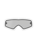 Alpinestars Vision Dual Pane Youth Lens, klar reservelinse til motocrossbriller til unge, buet vidvinkeldesign med sort kantforsegling, integrerede tear-off-poster, dobbeltlags anti-dug polykarbonat-konstruktion