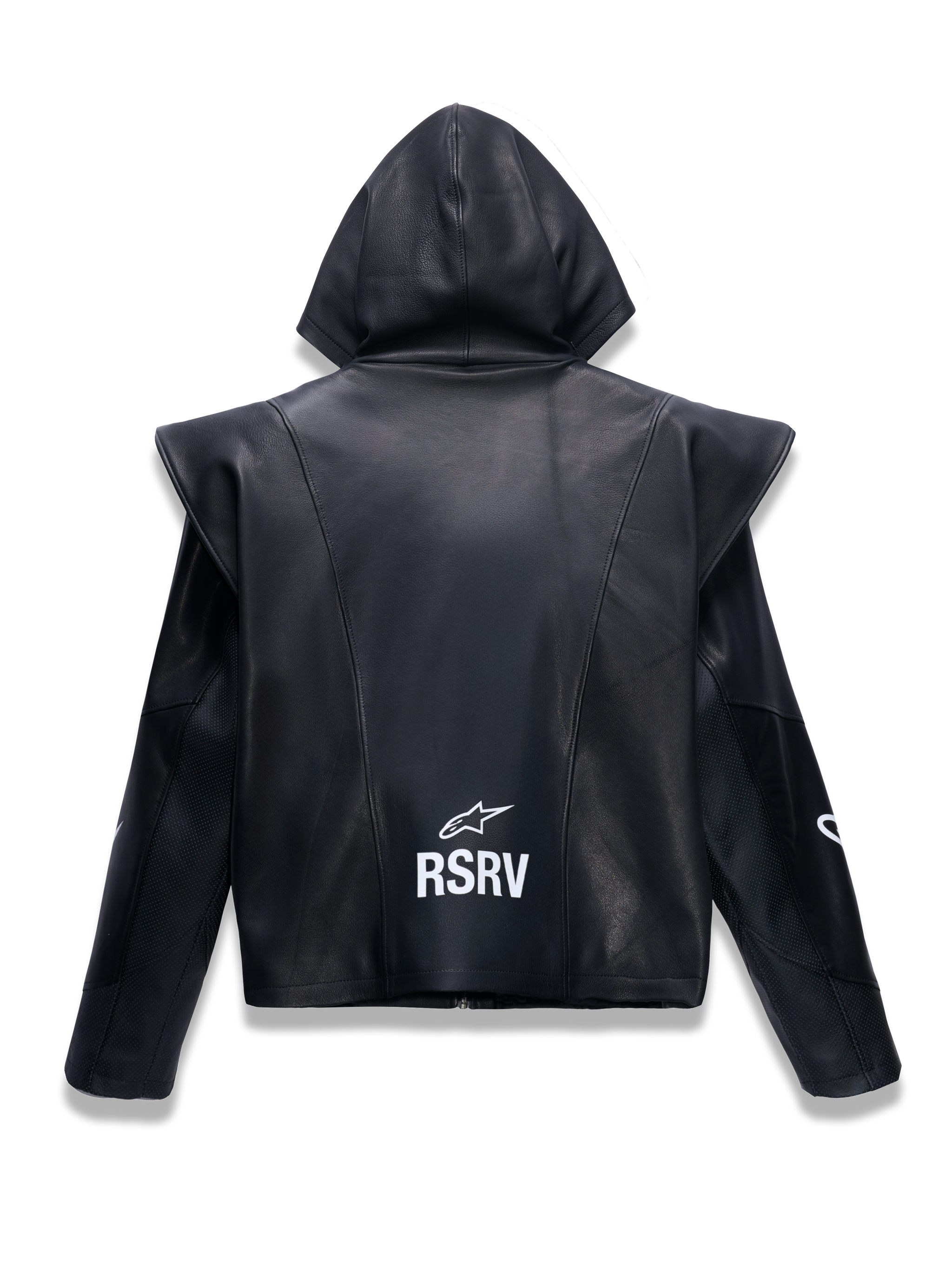 RSRV Axis Leather Hoodie