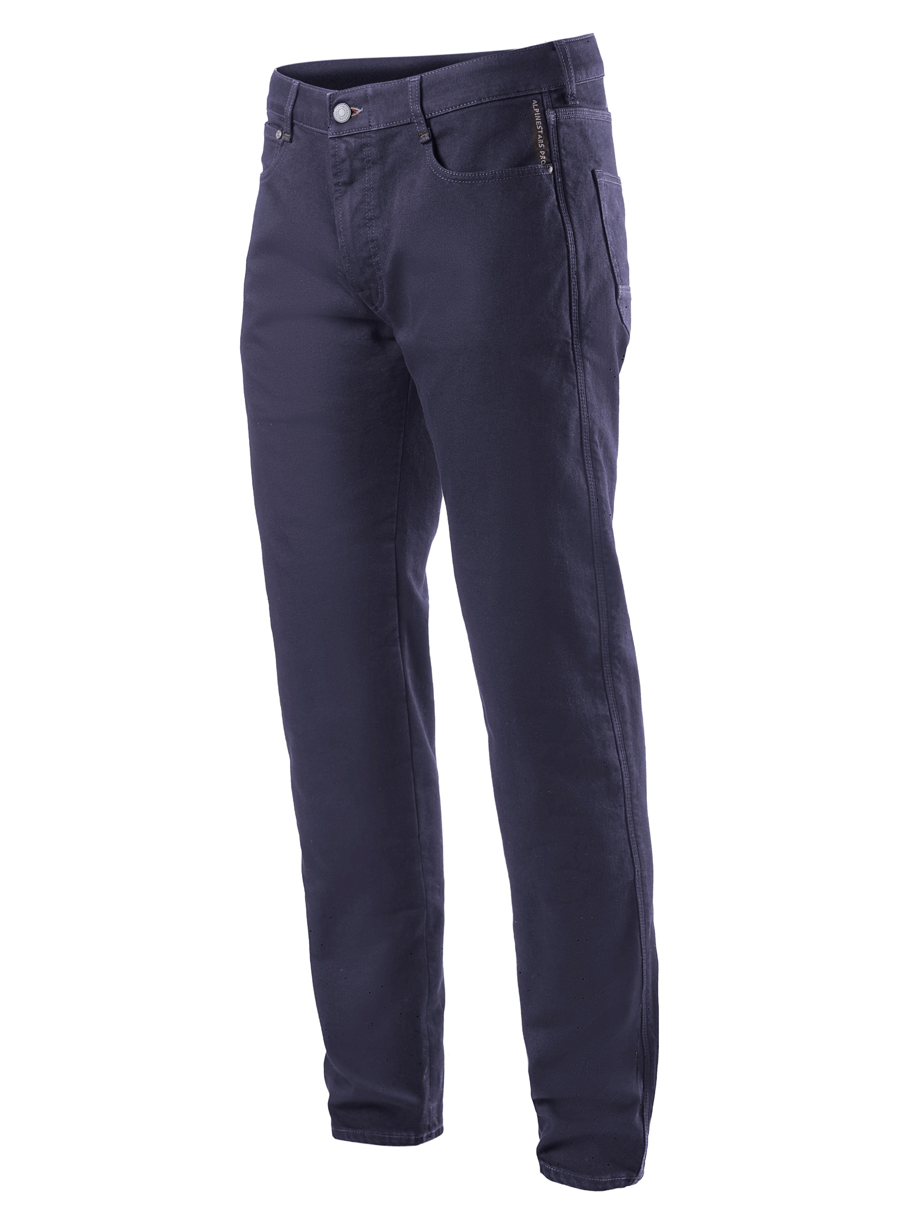 Alpinestars Copper V2 Denim Pants Short Length, Motorcycle Riding Jeans, Rinse Blue, Classic Straight-Leg Design, Button and Zip Closure, Front Pockets with Coin Pocket, Belt Loops, Durable Denim Construction