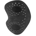 Alpinestars Nucleon KR-H hoftebeskytter, sort beskyttelsesindsats til motorcykel, perforeret skumdesign med præget stjernelogo, ergonomisk form for slagbeskyttelse og ventilation