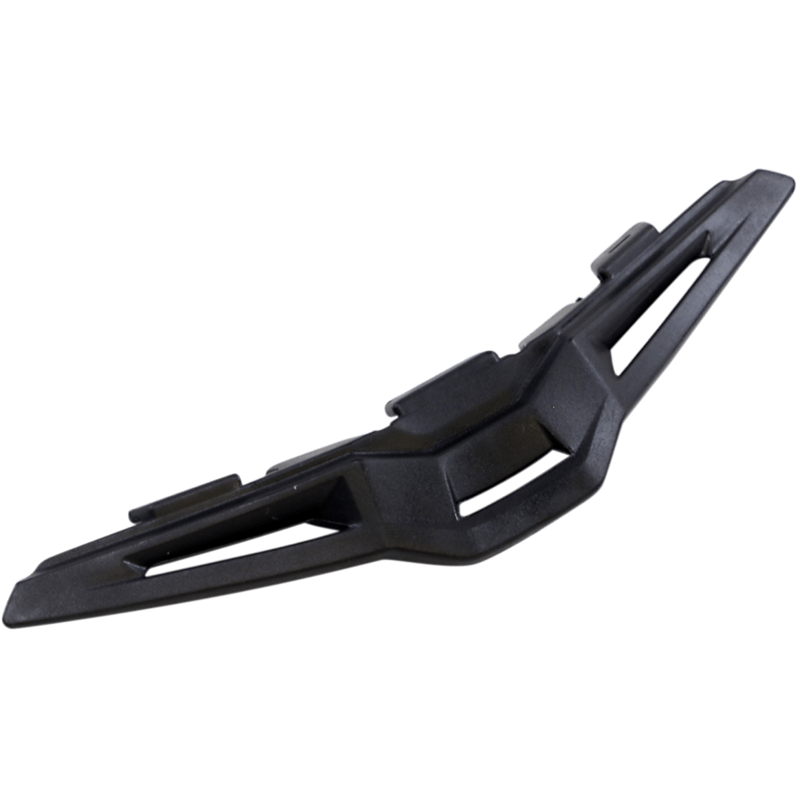 Alpinestars Supertech åndedrætsafbøjning, tilbehør til motorcykelhjelm, sort, præcisionsstøbt plast med et kantet design og symmetriske ventilationsåbninger, mat finish, kompatibel med S-M10 og S-M8 hjelme